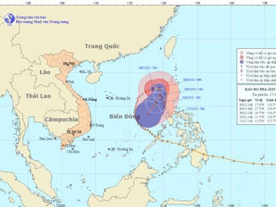 Bão số 9 có thể vào đất liền 1 Bão số 9 có thể vào đất liền 1