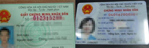 'Vẫn cấp chứng minh nhân dân ghi tên cha mẹ' 1 'Vẫn cấp chứng minh nhân dân ghi tên cha mẹ' 1