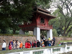 Văn Miếu chuẩn bị đón bằng Di sản tư liệu thế giới 1