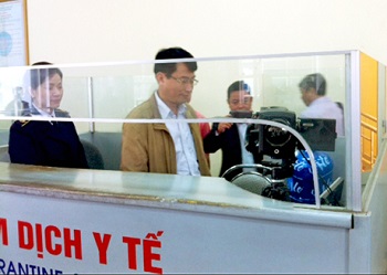 Phòng dịch trên địa đầu biên giới 1