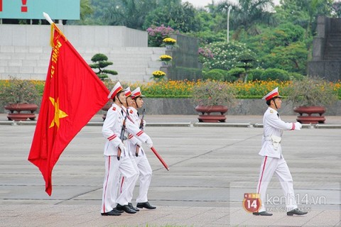 Lễ chào cờ đặc biệt ở Quảng trường Ba Đình trong ngày Sinh nhật Bác 19/5 4