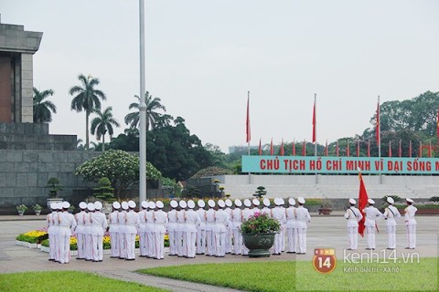 Lễ chào cờ đặc biệt ở Quảng trường Ba Đình trong ngày Sinh nhật Bác 19/5 5