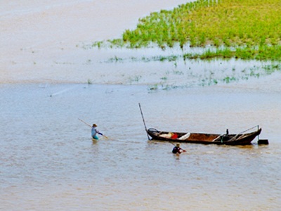 Sông Trà mùa nước cạn 1