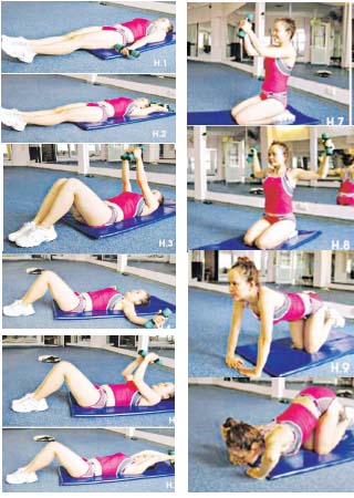 5 động tác giúp ngực nở nang 1 5 động tác giúp ngực nở nang 1