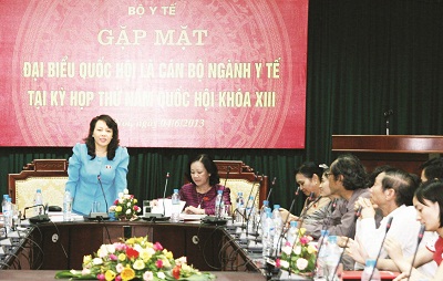 Gặp mặt đại biểu Quốc hội là cán bộ ngành y tế 1
