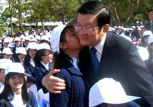 Chủ tịch nước khai giảng năm học mới ở Đà Lạt 2