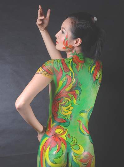 Nghệ thuật body painting, đẹp hay dung tục? 2