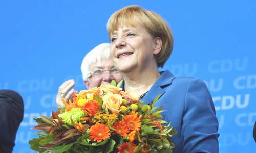 Bà Merkel thắng áp đảo 1