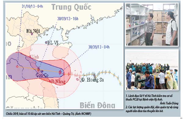 Ngành y tế sát cánh cùng dân chống bão số 10 1