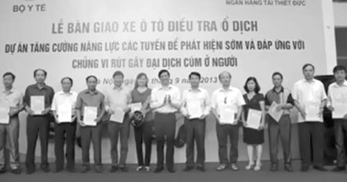 Bàn giao xe điều tra dịch bệnh cho các TTYT dự phòng tuyến huyện 1 Bàn giao xe điều tra dịch bệnh cho các TTYT dự phòng tuyến huyện 1