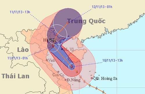 Tập trung cao độ ứng phó với siêu bão Haiyan 1