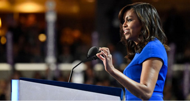 Phu nhân Michelle Obama ba-Obama