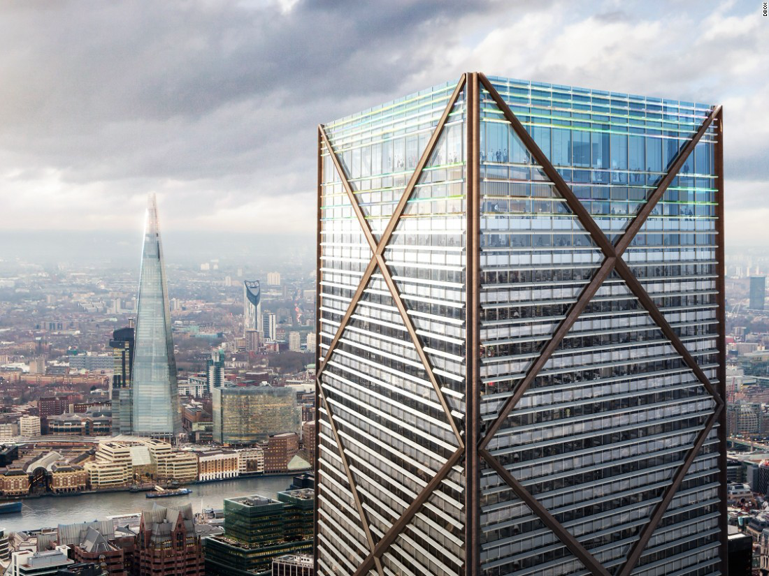 toa thap, toa thap Shard va 1 Undershaft o London