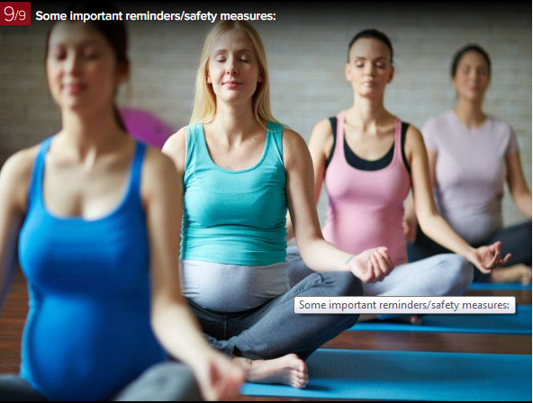 yoga, dong tac yoga cho phu nu mang thai - luu y an toan