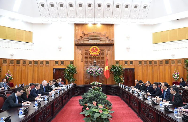 Thu tuong tiep Cao uy Nong nghiep EU