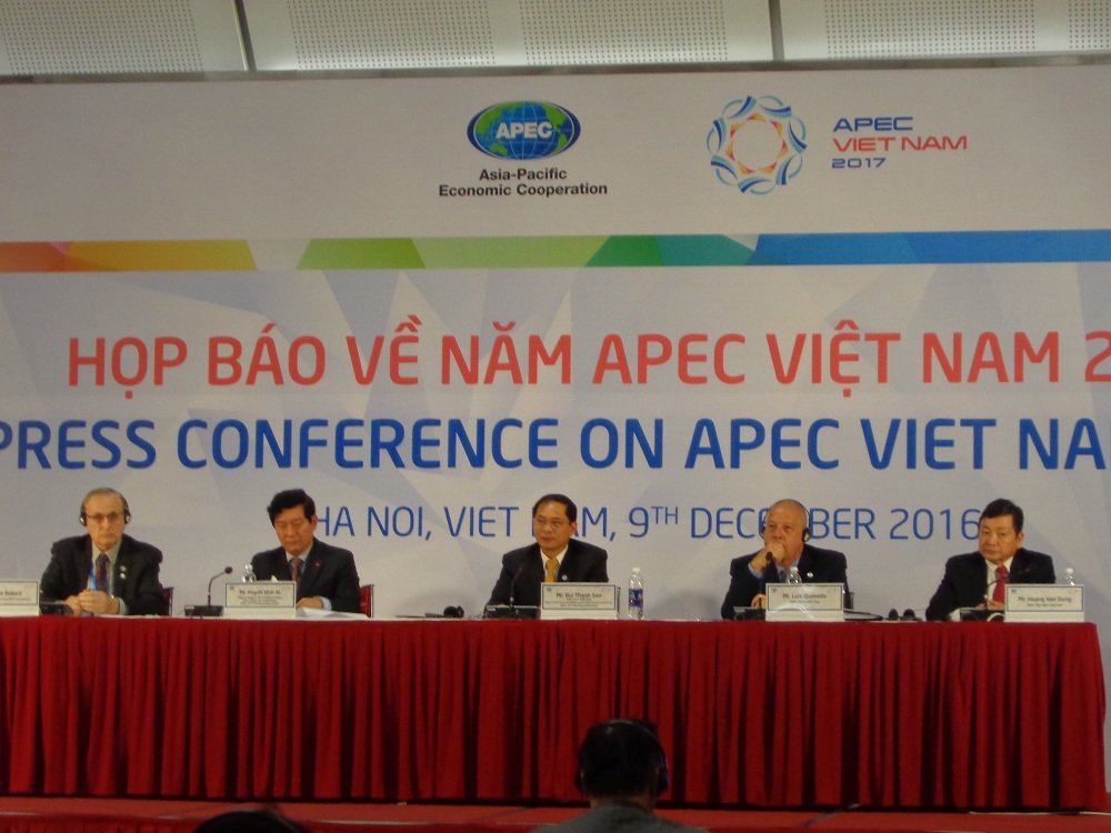 Họp báo quốc tế Năm APEC Việt Nam 2017 