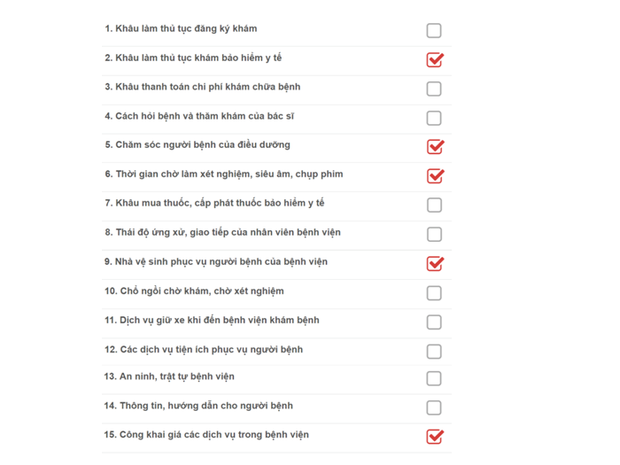 “Nếu quý khách không hài lòng về phục vụ của bệnh viện, xin vui lòng bấm vào đây” “Nếu quý khách không hài lòng về phục vụ của bệnh viện, xin vui lòng bấm vào đây”