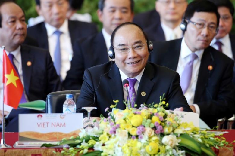 Thủ tướng Nguyễn Xuân Phúc tại cuộc hội đàm với Tổng thống Donald Trump