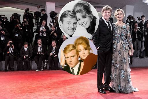 Robert Redford và Jane Fonda trên thảm đỏ Venice    