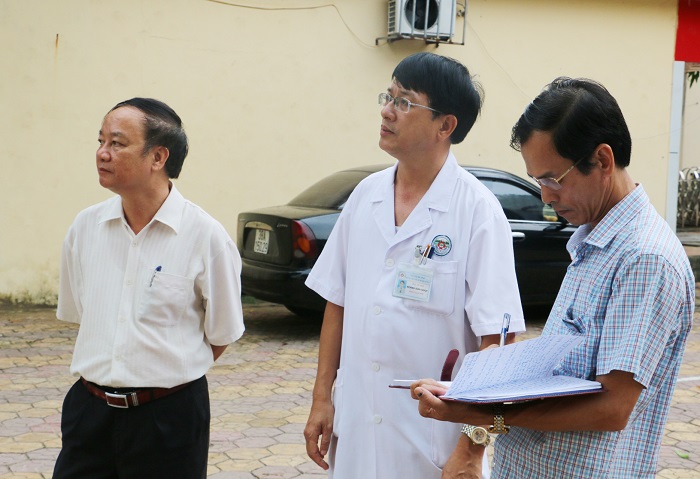 Lãnh đạo Sở Y tế Hà Tĩnh kiểm tra tại BVĐK Nghi Xuân