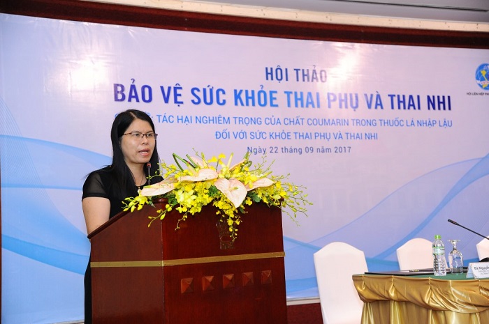 Bà Nguyễn Thị Tuyết Mai, Giám đốc TT Hỗ trợ Phụ nữ và Chăm sóc SKSS