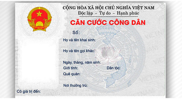 thẻ căn cước công dân