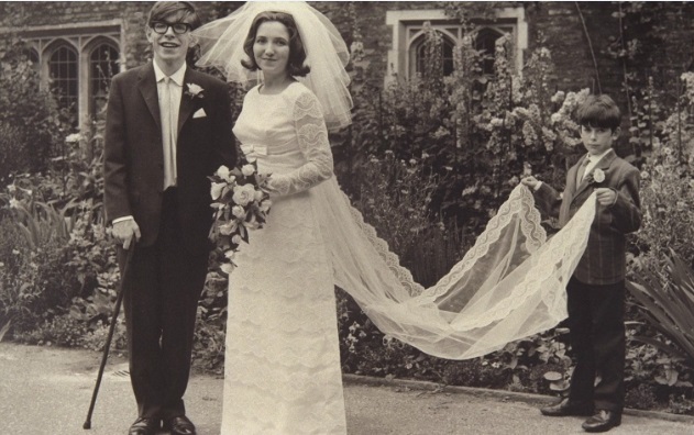 Đám cưới của Jane và Stephen Hawking vào năm 1965