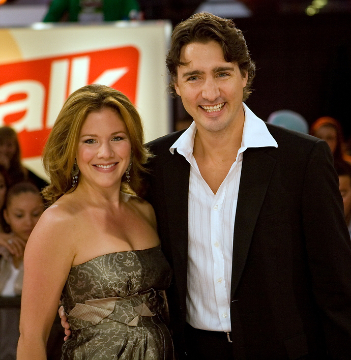 Thủ tướng Canada Justin Trudeau và vợ 