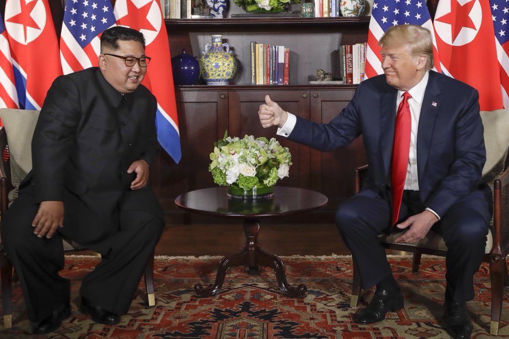 Tổng thống Mỹ Donald Trump hội đàm cùng Chủ tịch Triều Tiên Kim Jong-un