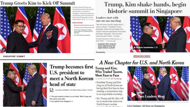 Sự kiện lịch sử Trump-Kim trở thành tâm điểm của truyền thông Mỹ