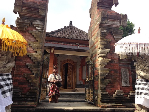 Một góc kiến trúc đền thờ của Bali 