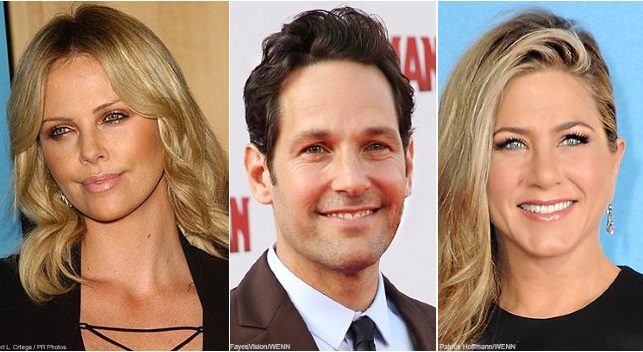 Charlie Theron, Jennifer Aniston và siêu anh hùng Người Kiến Paul Rudd  bỏ thuốc lá