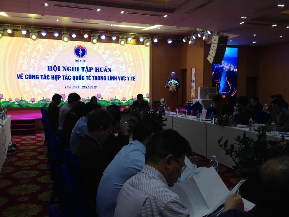 Hội nghị tập huấn về Công tác Hợp tác quốc tế trong lĩnh vực y tế