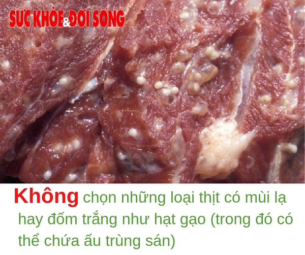 phòng tránh nhiễm ấu trùng sán lợn- không ăn thịt lợn gạo