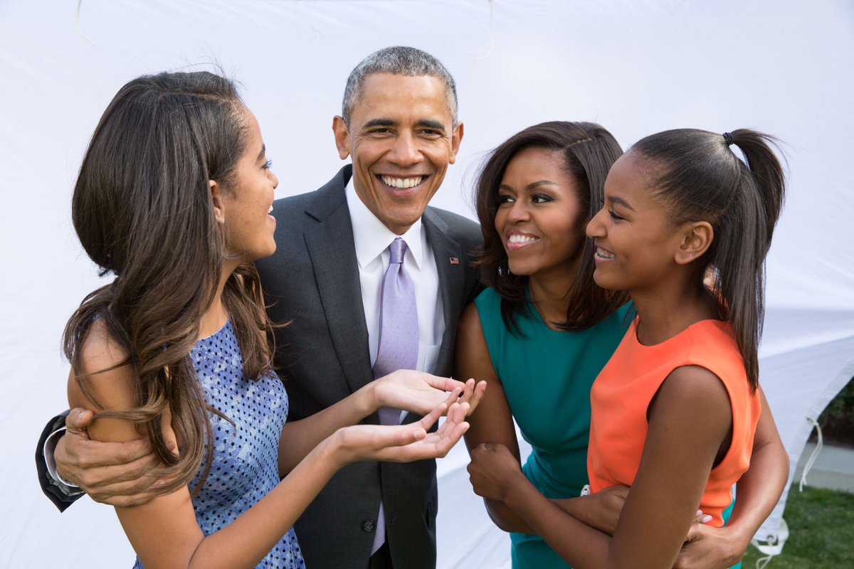 Gia đình hạnh phúc của Tổng thống Obama