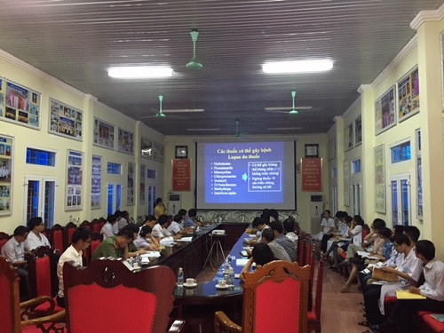 BV Bạch Mai đào tạo cho các bác sĩ BVĐK Hà Tĩnh về chẩn đoán và điều trị một số bệnh cơ xương khớp (ảnh BV).