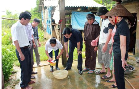 xử lý nước sinh hoạt lũ lụt
