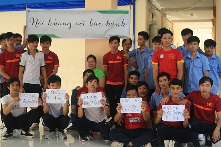 Tuyên truyền nói không với bạo hành gia đình