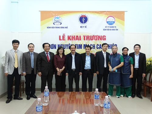 Lễ khai trương Đơn nguyên Tim mạch can thiệp tại BVĐK Quảng Trị