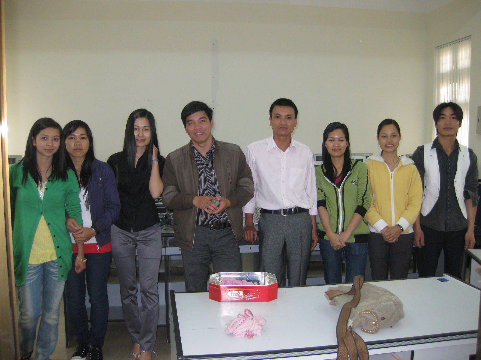 Các thành viên của Trung tâm Hỗ trợ SV trường ĐH Đà Lạt.