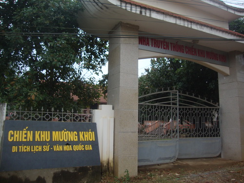 Di tích Chiến khu Mường Khói.