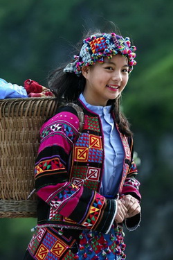 nụ cười sơn nữ.