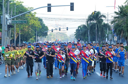Rước đuốc SEA Games 2017.