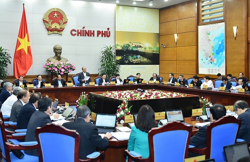 Phiên họp thường kỳ Chính phủ tháng 3 và quý I năm 2017.