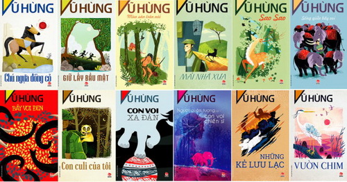 Bộ sách về muông thú, thiên nhiên dành cho thiếu nhi của nhà văn Vũ Hùng được trao giải Sách hay 2016.
