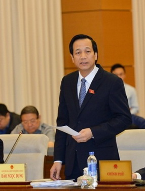 Bộ trưởng Bộ LĐ-TB&XH Đào Ngọc Dung.