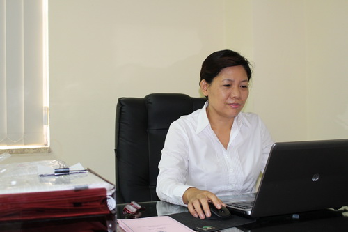 Chị Trần Thị Thu Hiền.