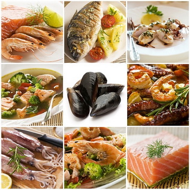 Các loại hải sản thường rất giàu đạm và dễ gây dị ứng.