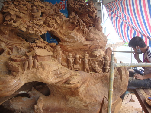 Những người thợ làng nghề Đông Giao.