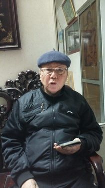 PGS.TS.Trần Mạnh Chí tại nhà riêng ở Thanh Xuân Bắc, Hà Nội.